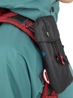 Klättermusen Communicator Pocket 2.0 kännykänpidike, harmaavalkoinen| Reppujen Ja Laukkujen Tarvikkeet