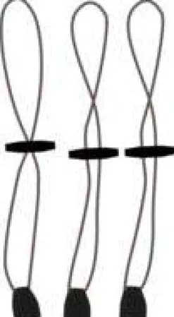 Klättermusen Reppujen Ja Laukkujen Tarvikkeet^Elastic Gear Straps kiinnitysremmit, 3kp, Raven