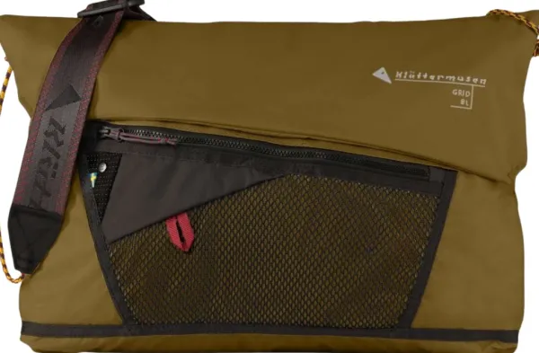 Klättermusen Olkalaukut^Grid Messenger Bag Olive