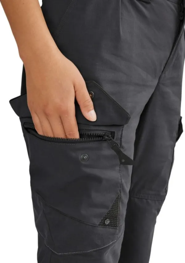 Klättermusen Grimner Pant naisten vaellushousut, Raven| Retkeilyhousut