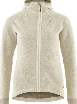 Klättermusen Hödur Hooded Zip naisten välikerros, Clay| Hupparit, Fleecet Ja Välipaidat