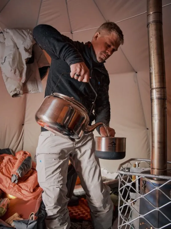 Klättermusen Hupparit, Fleecet Ja Välipaidat^Hödur Hooded Zip välikerros, Clay