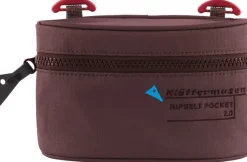 Klättermusen Hipbelt Pocket 2.0 lisätasku, viininpunainen| Reppujen Ja Laukkujen Tarvikkeet