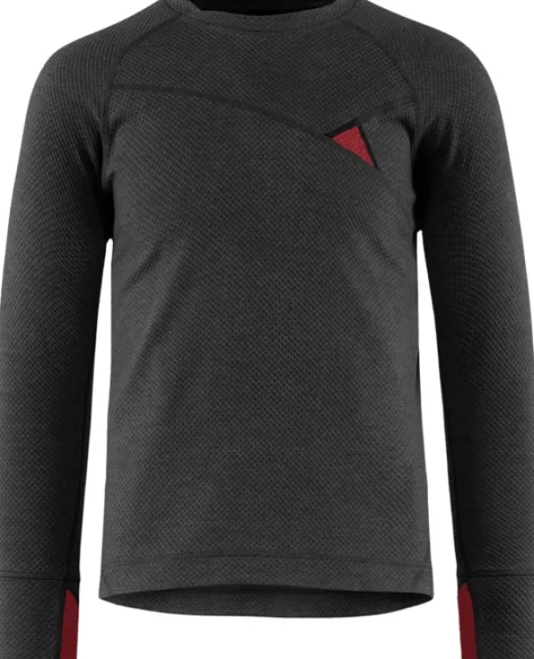 Klättermusen Hupparit, Fleecet Ja Välipaidat^Huge Crew välikerros, Raven-Burnt Russet