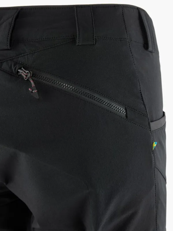 Klättermusen Misty 2.0 Pants naisten housut, musta| Retkeilyhousut