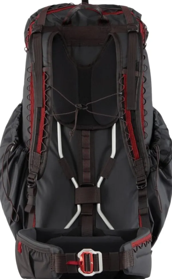 Klättermusen Raido 2.0 Backpack reppu, 38L, mustaharmaa| Reput Ja Rinkat
