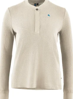 Klättermusen Pitkähihaiset Paidat^Snotra LS Sweater naisten pusero, luonnonvalkoinen