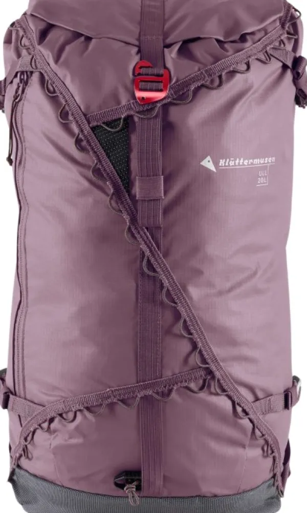 Klättermusen Reput Ja Rinkat^Ull Backpack päiväreppu, 20L, Black Plum