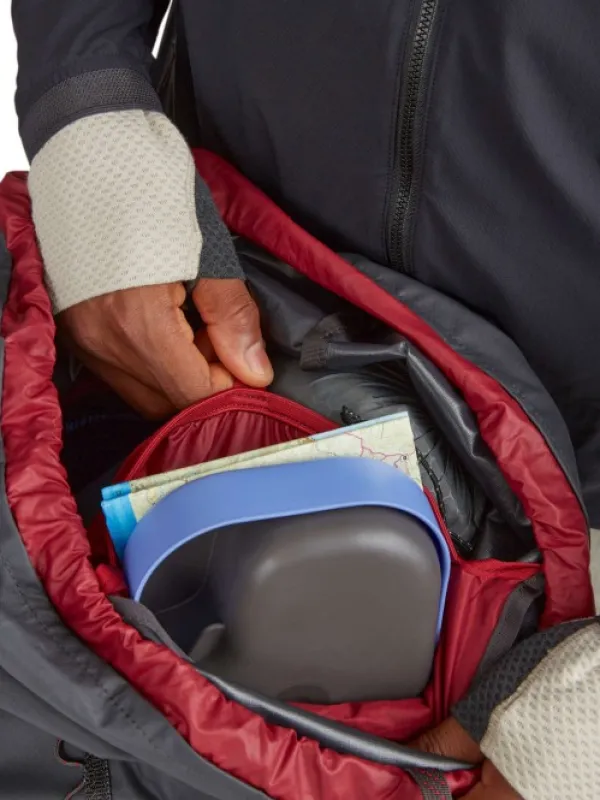 Klättermusen Reput Ja Rinkat^Ull Backpack päiväreppu, 20L, Black Plum