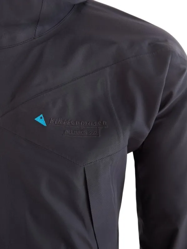 Klättermusen Kuori- Ja Sadetakit^W's Allgrön 2.0 Jacket Raven