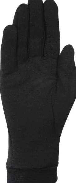 Kombi Käsineet/Aluskäsineet^Merino Wool Liner merinovillaiset aluskäsineet, musta
