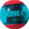 Kong Squeezz Actionball koiranlelu, M, punainen, 3kpl| Aktivointilelut