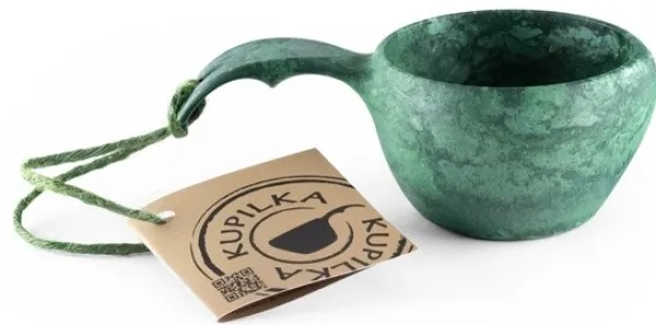 Kupilka Lasten Retkeilyvarusteet^12 lasten juoma-astia, vihreä