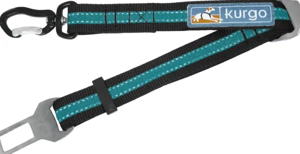 Kurgo Kuljetushäkit Ja Matkustustarvikkeet^Direct to Seat Belt Swivel Tether koiran turvavyö, sininen