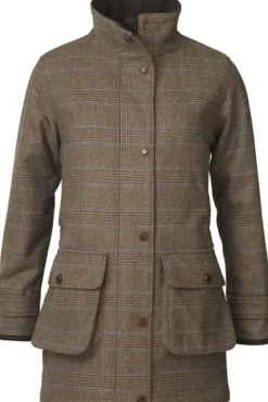 Laksen Bell Coat naisten metsästystakki, ruudullinen| Metsästystakit/Loden- Ja Tweedtakit