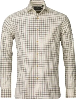 Laksen Benny Cotton Wool Shirt kauluspaita, ruudullinen| Metsästyspaidat