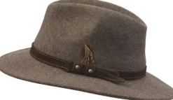 Laksen Country Fedora Fine Felt huopahattu, ruskea| Metsästysasusteet/Metsästyshatut