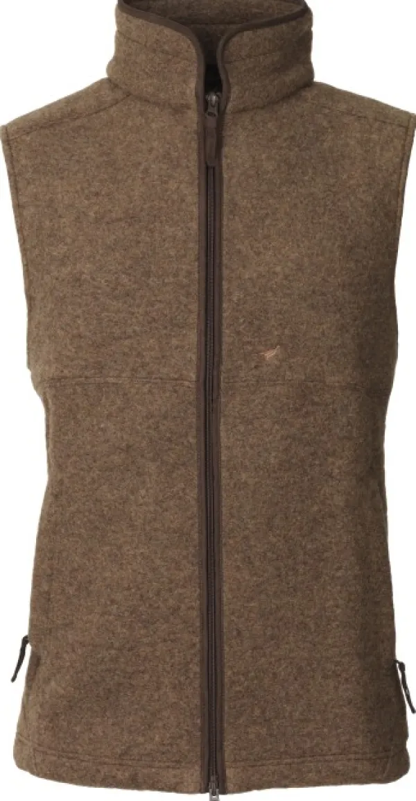 Laksen Liivit^Isla Vest Fleece Wool liivi, ruskea