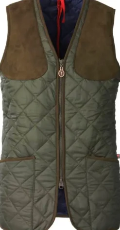 Laksen Lady Cheltenham Quilted Shooting Vest Olive| Liivit