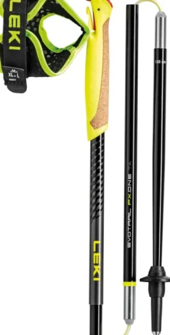 Leki Hiihto- Ja Vaellussauvat^Evotrail FX One TA Black/Neonyellow/Dark Anthracite