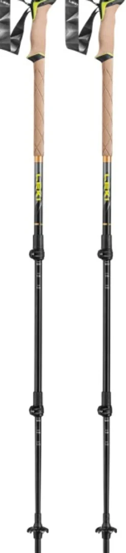 Leki Hiihto- Ja Vaellussauvat^Sherpa Dark Anthracite/Copper/Neonyellow