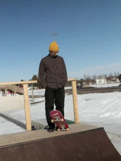 Lemmelkaffe Flannel Shirt Överboda Dark Brown| Flanelli- Ja Kauluspaidat