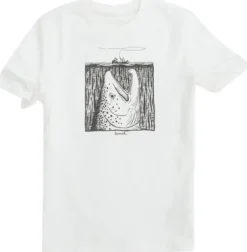 Lemmelkaffe T-Shirt Moby Trout Off White| T-paidat Ja Pikeepaidat