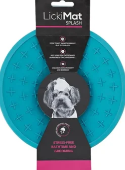 Lickimat koirankuppi Splash sininen 19 cm| Koirankupit
