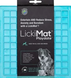 Lickimat ruokakuppi Playdate sininen 20x20 cm| Koirankupit