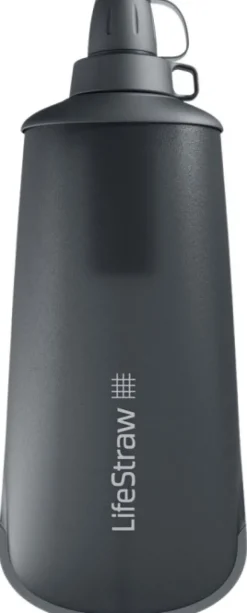 Lifestraw Peak Squeeze 1000 ml vedensuodatin, Dark Grey| Vedenpuhdistus