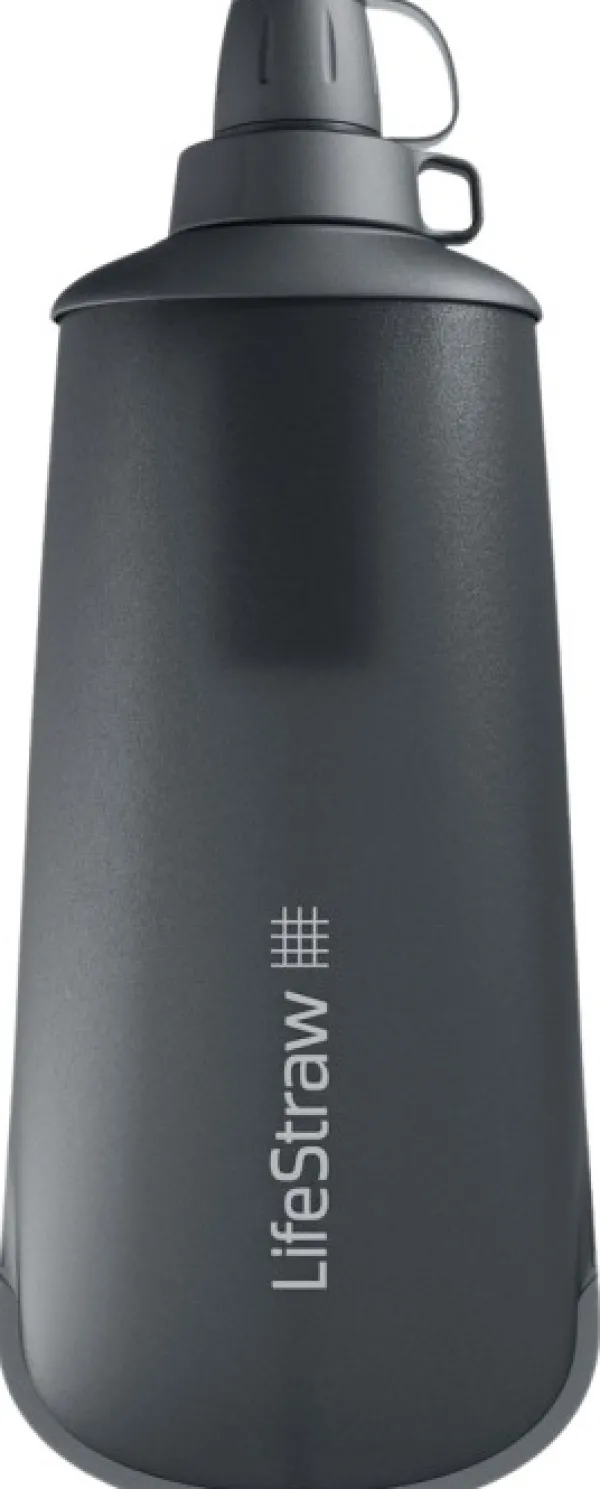 Lifestraw Peak Squeeze 1000 ml vedensuodatin, Dark Grey| Vedenpuhdistus
