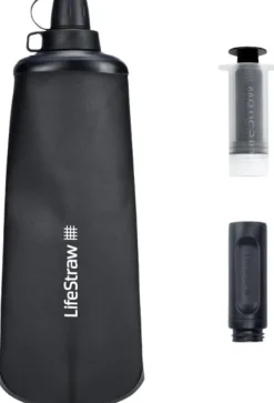 Lifestraw Peak Squeeze 1000 ml vedensuodatin, Dark Grey| Vedenpuhdistus