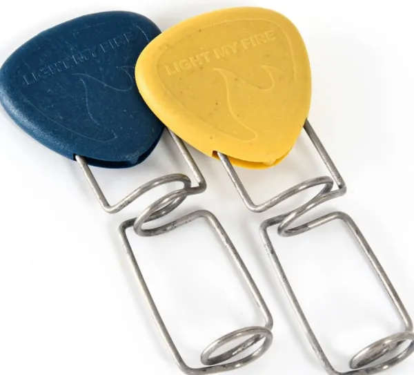 Light My Fire Grandpas FireFork BIO 2-pack Musty Yellow / Hazy Blue| Astiat Ja Ruokailuvälineet