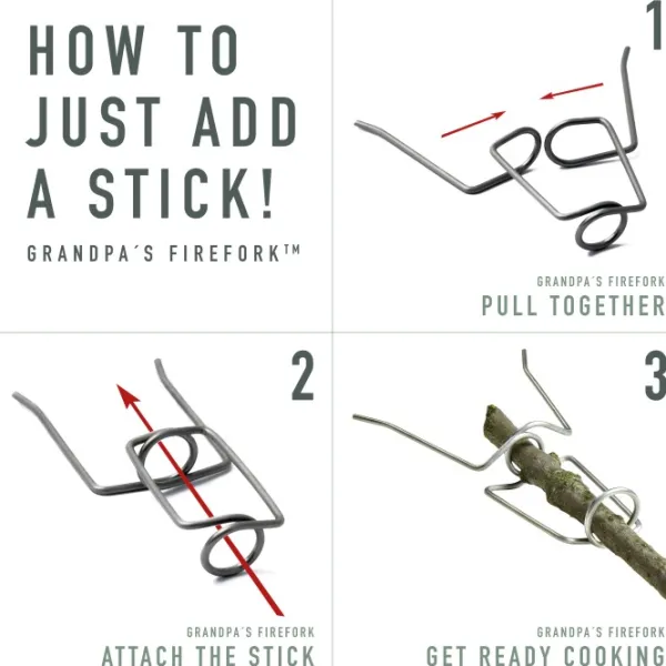 Light My Fire Grandpas FireFork BIO 2-pack Musty Yellow / Hazy Blue| Astiat Ja Ruokailuvälineet