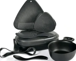 Light My Fire OutDoor MealKit BIO astiasarja, Slaty Black| Astiat Ja Ruokailuvälineet