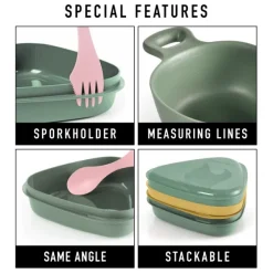 Light My Fire Astiat Ja Ruokailuvälineet^OutDoor MealKit BIO astiasarja, Hazy Blue