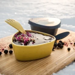 Light My Fire Astiat Ja Ruokailuvälineet^SnapBox O BIO 2-pack Musty Yellow / Hazy Blue