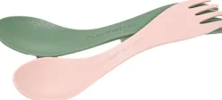 Light My Fire Spork Little BIO 2-pack Sandy Green / Dusty Pink| Astiat Ja Ruokailuvälineet