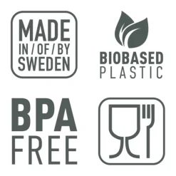 Light My Fire Spork Medium BIO 2-pack Rusty Orange / Slaty Black| Astiat Ja Ruokailuvälineet