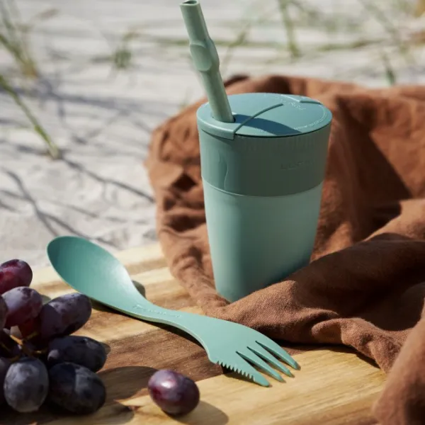 Light My Fire Preppaus Ja Varustautuminen^Spork Original BIO 2-pack Musty Yellow / Hazy Blue