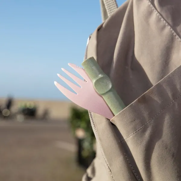 Light My Fire Spork´n Straw BIO Dusty Pink| Astiat Ja Ruokailuvälineet