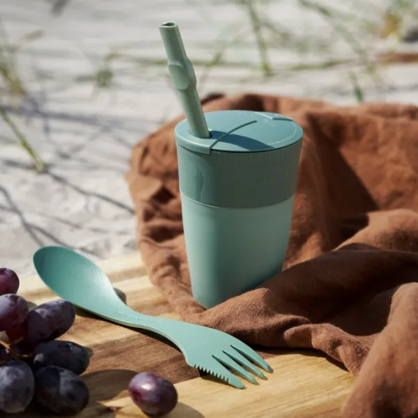 Light My Fire Spork´n Straw BIO Dusty Pink| Astiat Ja Ruokailuvälineet