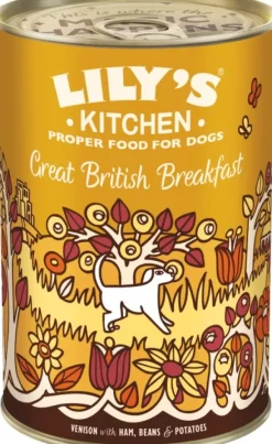 Lilyu0027s Kitchen Lily's Kitchen Great British Breakfast märkäruoka, 400 g| Koiran Märkäruoka