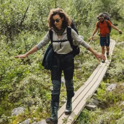 Lundhags Retkeilyhousut^Askro Pro Pant naisten housut, Black/Charcoal