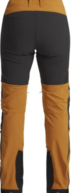 Lundhags Askro Pro Pant naisten housut, Gold/Charcoal| Retkeilyhousut
