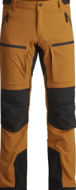 Lundhags Retkeilyhousut^Askro Pro Pant vaellushousut, Gold/Charcoal
