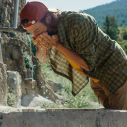 Lundhags Ekren LS Shirt kauluspaita, Light Navy| Flanelli- Ja Kauluspaidat