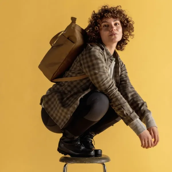 Lundhags Ekren LS Shirt naisten kauluspaita, Clover| Flanelli- Ja Kauluspaidat