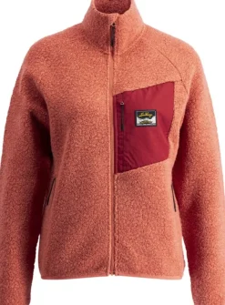 Lundhags Flok Wool Pile naisten takki, Pink Rouge| Hupparit, Fleecet Ja Välipaidat