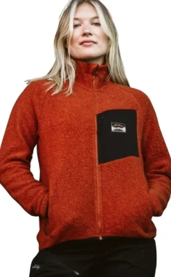 Lundhags Hupparit, Fleecet Ja Välipaidat^Flok Wool Pile Vest naisten fleecetakki, punainen